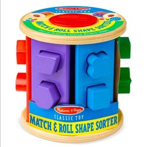 Melissa and Doug Match & Roll Shape Sorter